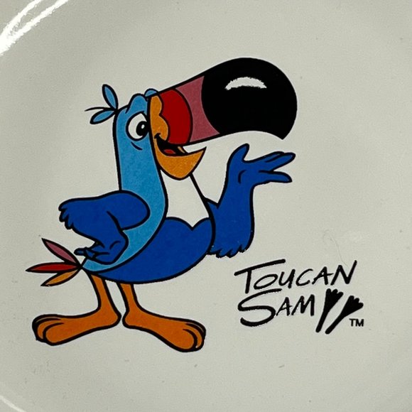 Froot Loops Toucan Sam Ceramic Cereal Bowl | Vintage Y2K 2002 - Picture 2 of 5